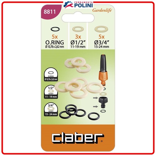 Claber 8811 set ring - set, o-ring